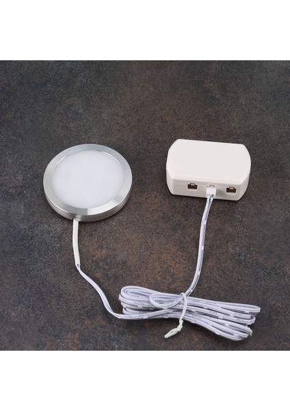 6 Adet DC12V 2.5W LED Aşağı Işık Kabin Tavan Lambası Karavan Kamp Arabası Rv Soğuk Beyaz Işık 6000K (Yurt Dışından)