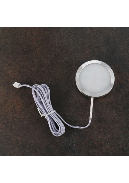 6 Adet DC12V 2.5W LED Aşağı Işık Kabin Tavan Lambası Karavan Kamp Arabası Rv Soğuk Beyaz Işık 6000K (Yurt Dışından)