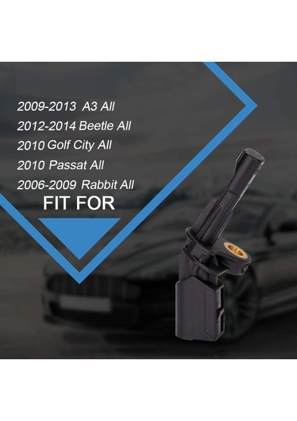 Adet Abs Tekerlek Hız Sensörü Arka Sol ve Sağ WHT003858 WHT003859 -Audi A3 Tt Golf Jetta Passat Tiguan Seat Skoda Için (Yurt Dışından)
