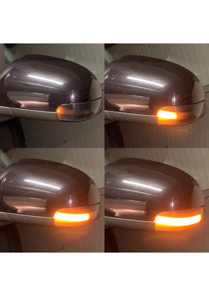 Araba LED Dönüş Sinyali Işık Dinamik Dikiz Aynası Gösterge Lambası Touran 2003-2010 Için (Yurt Dışından)