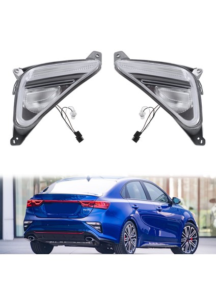 92306-M6000 Araba Sağ Arka Tampon Sis Lambası Park Uyarı Reflektör Arka Lambaları Fren Lambası Kia Forte 2019 2020 Için (Yurt Dışından)