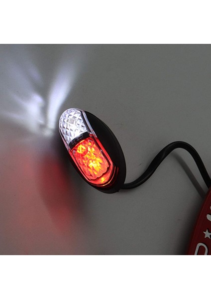 10-30V LED Römork Işık Takımı Arka Lambalar LED Işıklar Römork Otobüs Yüksek Güç Işıkları Kırmızı+Beyaz (Yurt Dışından)