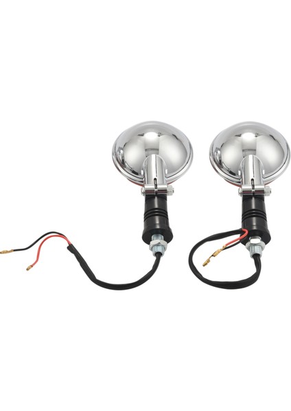 Motosiklet Amber Yuvarlak Dönüş Sinyalleri Işıkları Flaşör Gösterge Lens Yamaha Yol Yıldızı Virago V Yıldız 85-99 2 Paket (Yurt Dışından)