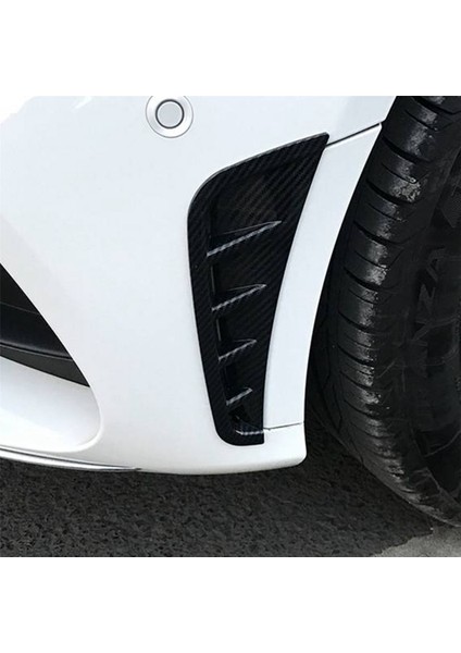 Mercedes Benz C Sınıfı W205 2019+ Için Araba Ön Tampon Yan Spoyler Ayırıcı Kapağı Yan Hava Girişi Rüzgar Bıçağı (Yurt Dışından)