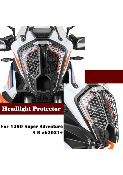 Motosiklet Far Koruyucu Işık Izgarası Izgara Koruma Motosiklet Aksesuarları Ktm 1290 Süper Macera Adv Sr (Yurt Dışından)
