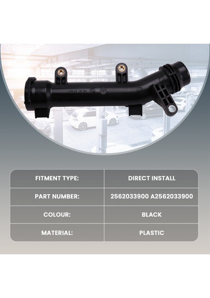 Motor Termostat Hortumu Soğutma Suyu Hortumu Mercedes-Benz W222 W167 W292 CLS450 E450 E53 2562033900 A2562033900 (Yurt Dışından)