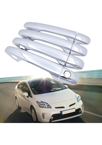 Araba Dış Kapı Kulp Kılıfı Trim Aksesuarları Toyota Prius XW30 30 ZVW30 ZVW35 2010-2015 (Yurt Dışından)