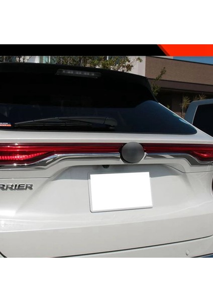 Galvanik Gümüş Arka Bagaj Kapısı Bagaj Kapağı Kapağı Döşeme Bagaj Kapağı Süslemesi Toyota Harrier Venza 2020 2021 2022 Araba Için (Yurt Dışından)