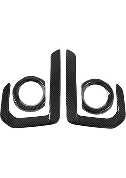 Araba Ön Sis Lambası Lamba Kapağı Trim Çerçeve Çerçeve Styling Suu Outback Bt 2021 2022 Için Karbon Fiber (Yurt Dışından)