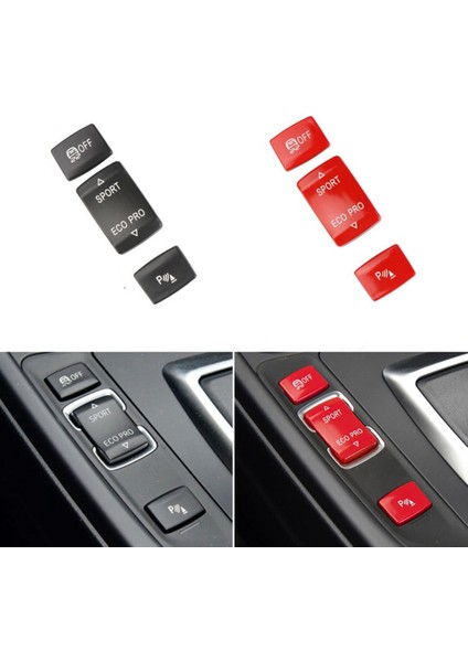 Iç Konsol Sport Eco Pro Anahtar Düğmesi Esp Kaymaz - Bmw F20 F21 F22 F35 Kırmızı Esp Anahtarı Için Radar Sensörü (Yurt Dışından)