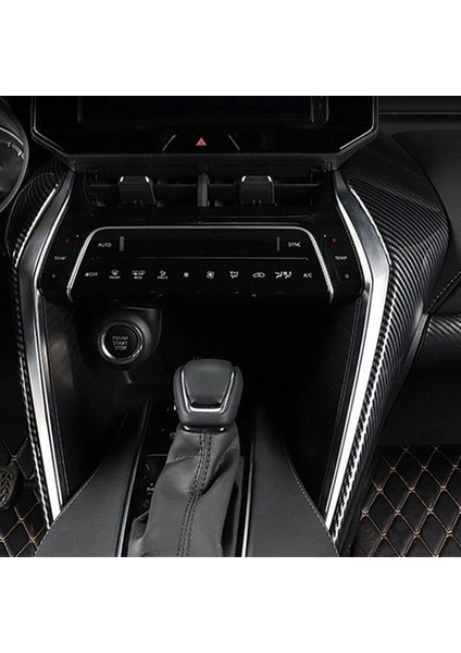Toyota Harrier Venza 2020-2022 Için Karbon Fiber Araba Merkezi Kontrol Paneli Yan Şeritler Kapak Trim Dekorasyon Aksesuarları (Yurt Dışından) fiyatları