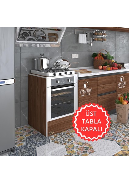 Kenzlife ankastre modülü kabini neon cvz fırın ocak dolabı sabit tabla