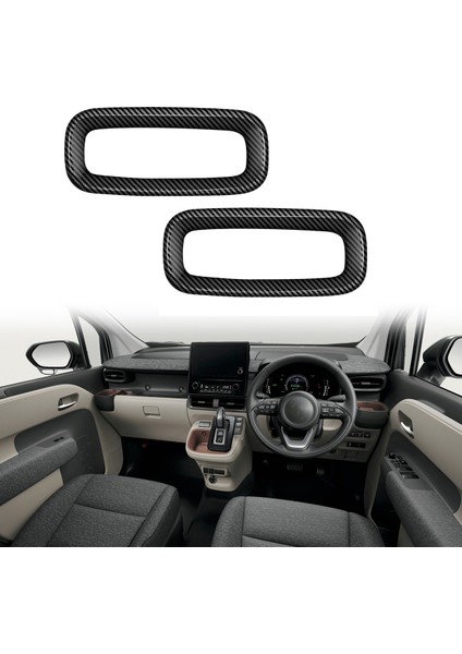 Rhd Karbon Fiber Yan Dash A/c Klima Çıkış Havalandırma Kapağı Paneli Trim Toyota Sienta 2022 2023 Için (Yurt Dışından)