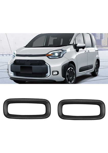 Rhd Karbon Fiber Yan Dash A/c Klima Çıkış Havalandırma Kapağı Paneli Trim Toyota Sienta 2022 2023 Için (Yurt Dışından)