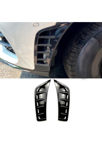 Araba Karbon Fiber Abs Ön Tampon Spoiler Yan Kanat Dekoratif Kapak Mercedes Benz Glc Sınıfı GLC260 GLC300 2020 (Yurt Dışından) fiyatları
