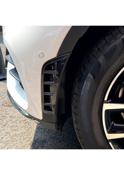 Araba Karbon Fiber Abs Ön Tampon Spoiler Yan Kanat Dekoratif Kapak Mercedes Benz Glc Sınıfı GLC260 GLC300 2020 (Yurt Dışından) fırsatları