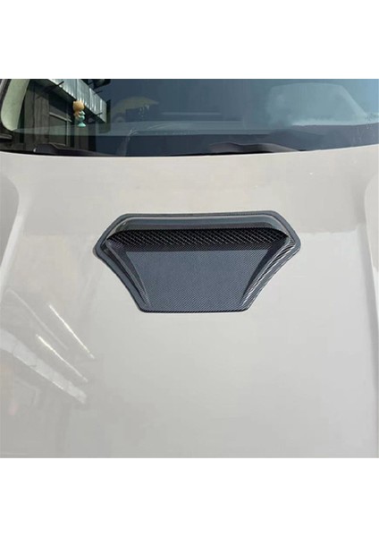 Araba Motor Kapağı Evrensel Araba Delikleri Dekoratif Hava Akışı Emme Hood Araba Kepçe Havalandırma Kapağı Turbo Kaput Hood B (Yurt Dışından)