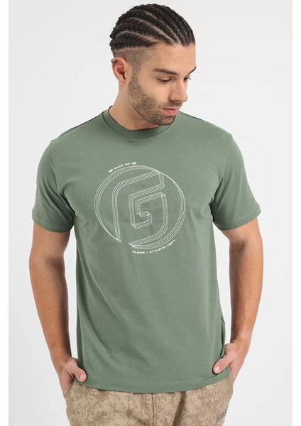 Erkek Yeşil G Logolu T-Shirt modelleri