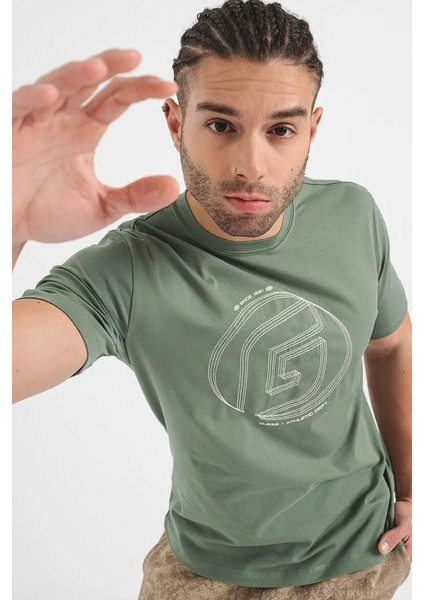 Erkek Yeşil G Logolu T-Shirt fırsatları