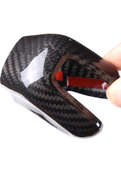 Karbon Fiber Araba Merkezi Kontrol Vites Başlığı Vites Topuzu Kapağı Trim Sticker Volvo XC60 XC90 S90 V90 S60 V60 Aksesuarları (Yurt Dışından)