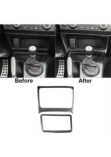 Honda Civic 2006-2011 Için 2 Adet Karbon Fiber Iç Depolama Kutusu Kapağı Döşemesi (Yurt Dışından)