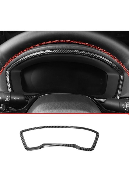 11TH Honda Cıvıc 2022 Için Karbon Fiber Merkezi Kontrol Cihazı Krom Çerçeve Trim Dekoratif Çıkartmalar Aksesuarları (Yurt Dışından)