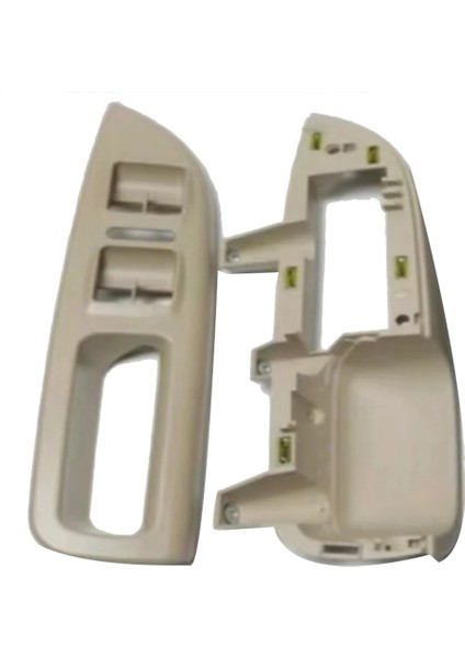 Araba Sol Ön Cam Kaldırma Paneli Anahtarı Kapağı + Taban Braketi Plakası 1Z1867175 1Z1867171 Skoda Octavia 2004-2013 Lhd Için (Yurt Dışından)