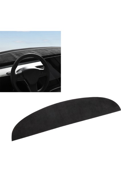 Tesla Model Y 2024 Gösterge Paneli Matı Güneşlik Kaymaz Toz Geçirmez Koruyucu Kapak Aksesuarları Için Araba Gösterge Paneli Pedi (Yurt Dışından)