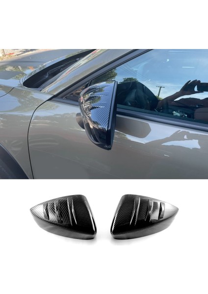 Mazda Cx-50 CX50 2023 Araba Yan Dikiz Aynaları Çerçeve Trim Aksesuarları (Abs Karbon Fiber) (Yurt Dışından)