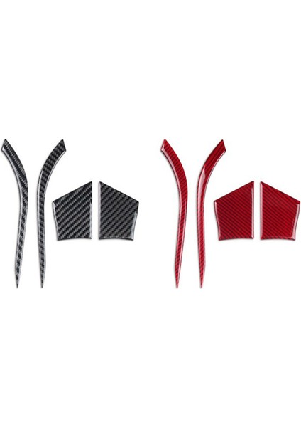 Iç Kapı Kolu Kase Paneli Trim Gerçek Karbon Fiber Iç Dekorasyon Suu Brz Toyota 86 2016-2020 (Siyah) (Yurt Dışından) fırsatları