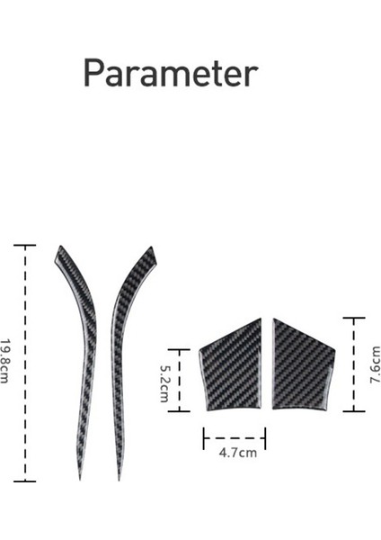 Iç Kapı Kolu Kase Paneli Trim Gerçek Karbon Fiber Iç Dekorasyon Suu Brz Toyota 86 2016-2020 (Siyah) (Yurt Dışından) indirimleri