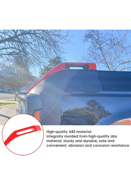 Hood Trail Sights Kapak Dekorasyon Kapak Çıkartmalar Ford Bronco 2021-2023 Için Dış Aksesuarlar, 2 Paket Kırmızı (Yurt Dışından) fiyatları