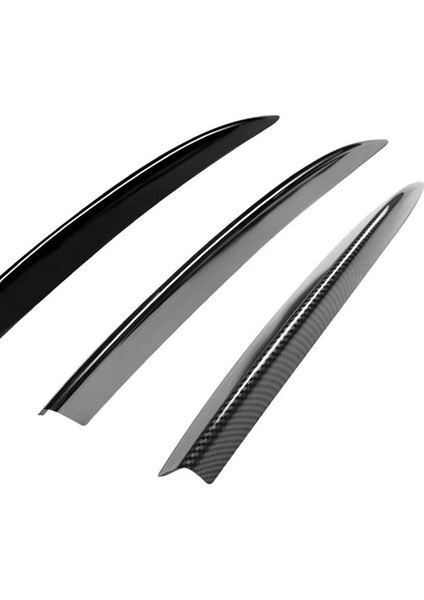 Karbon Fiber Ön Tampon Dudak Ön Izgara Trim Için Benz A Sınıfı W177 A180 2023 + Amg 2018 + Araba Spoiler Etiket (Yurt Dışından)