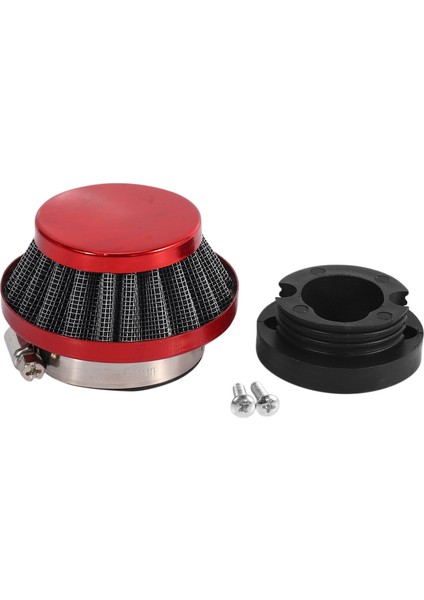 44MM Hava Filtresi 47CC 49CC 2 Zamanlı Süper Çocuk Motosikleti Yükseltme Kiti Mini Dirt Bike Atv Quad Alüminyum Hava Filtresi Seti Kırmızı (Yurt Dışından)