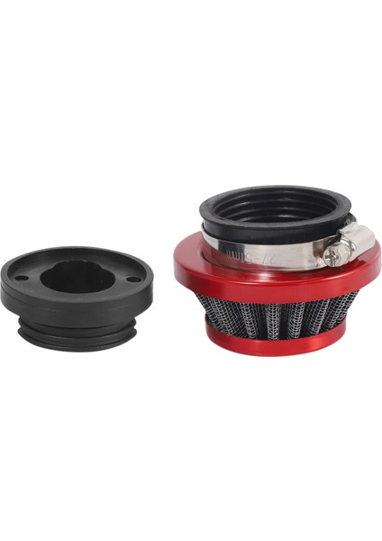 44MM Hava Filtresi 47CC 49CC 2 Zamanlı Süper Çocuk Motosikleti Yükseltme Kiti Mini Dirt Bike Atv Quad Alüminyum Hava Filtresi Seti Kırmızı (Yurt Dışından)