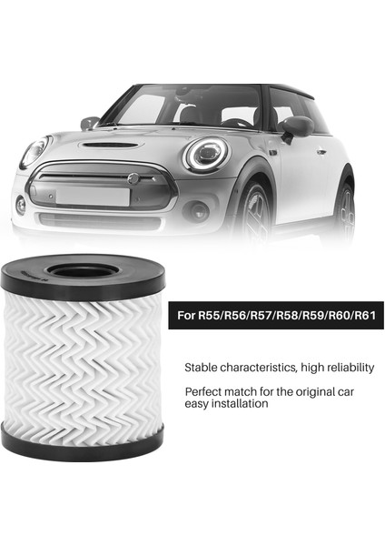 1 Takım Araba Yağ Filtresi Bmw Mini Cooper Için R55 R56 R57 R58 R59 R60 R61 Motor 11427622446 (Yurt Dışından)