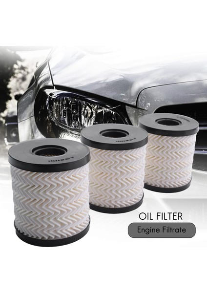 11427622446 Bmw Mini Cooper Için O-Ringli 3'lü Motor Yağı Filtresi Seti (Yurt Dışından)