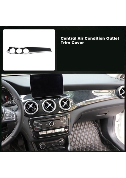 Lhd Merkezi Gösterge Paneli Klima Çıkışı Trim Kapağı Mercedes Benz W176 Cla C117 Gla X156 2013-2018 Havalandırma Paneli C (Yurt Dışından)