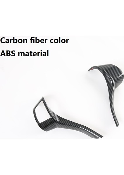 Nissan Navara NP300 2016-2021 Karbon Fiber Araba Direksiyon Paneli Düğme Kapağı Trim Dekoratif Çıkartma Aksesuarları (Yurt Dışından) modelleri