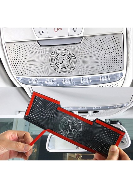Araba Okuma Abajur Tavan Lambası Çerçevesi Dekoratif Aksesuarlar Mercedes-Benz C-Class W213 W205 X253 (Yurt Dışından)