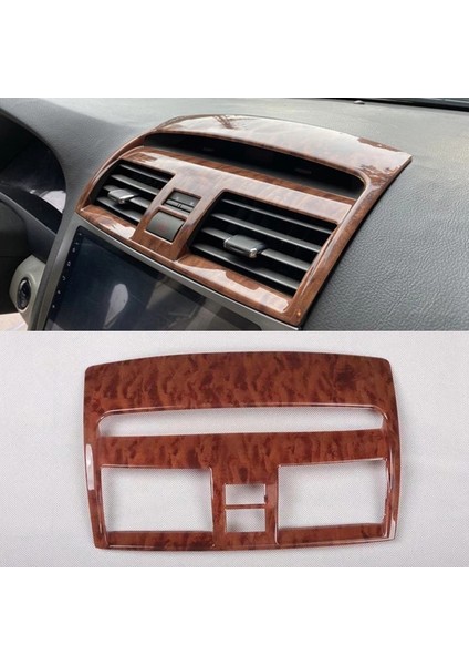 Toyota Camry 2006-2011 Için 1 Adet Ahşap Abs Araba Ön Merkezi Klima Havalandırma Çıkışı Kapak Trim Araba Şekillendirici Aksesuarları (Yurt Dışından) fırsatları