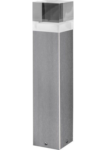 Endura Style Crystal 4.5W 3000K 400LM IP44 Sarı Işık Paslanmaz Çelik Inox Direk Dış Mekan Aplik