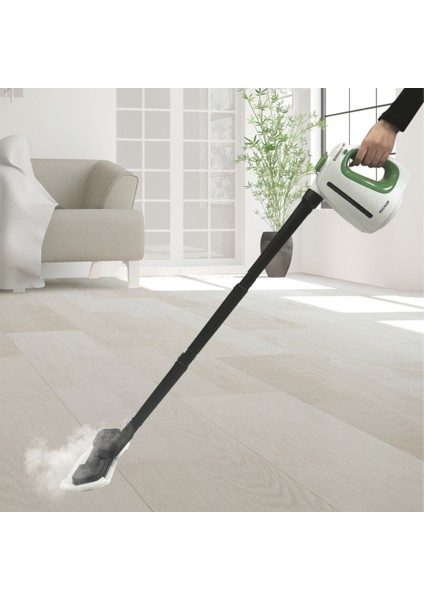 WHL-622B 2-In-1 Buharlı Temizlik Makinesi – El Tipi ve Mop Başlıklı, Yüksek Güçlü, Çok Amaçlı ve Kompakt Tasarım