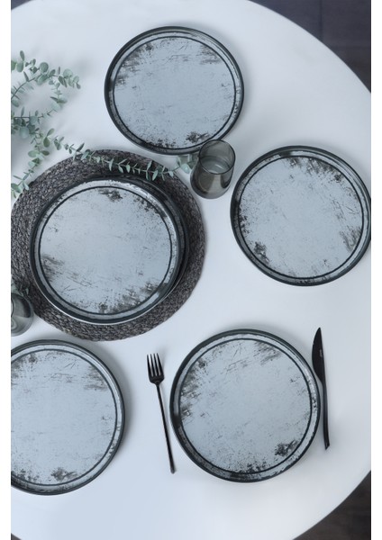 Vintage Mist Skackable Servis Tabağı 27 cm 6 Adet 21778