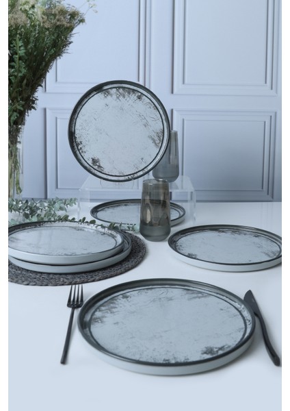 Vintage Mist Skackable Servis Tabağı 27 cm 6 Adet 21778 modelleri