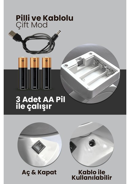 Fotoğraflı LED Işıklı Sihirli Makyaj Aynası fırsatları