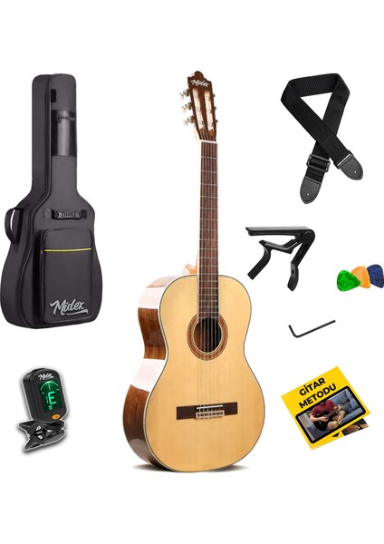 X45-OUT Profesyonel Masif Ağaç Klasik Gitar (Outlet)