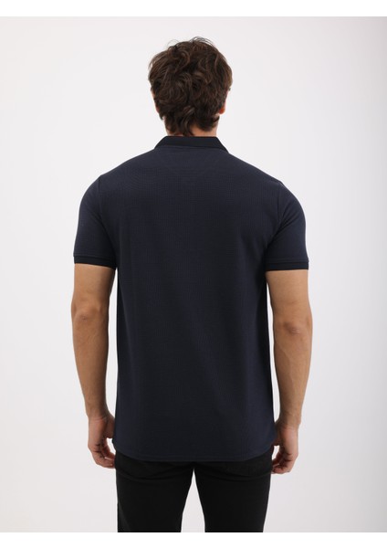 Erkek Regular Fit Polo Yaka Waffle Basic Tişört fiyatları