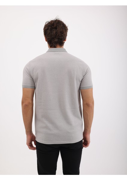 Erkek Regular Fit Polo Yaka Waffle Basic Tişört fiyatları