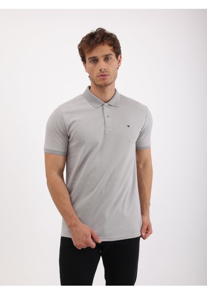 Erkek Regular Fit Polo Yaka Waffle Basic Tişört modelleri